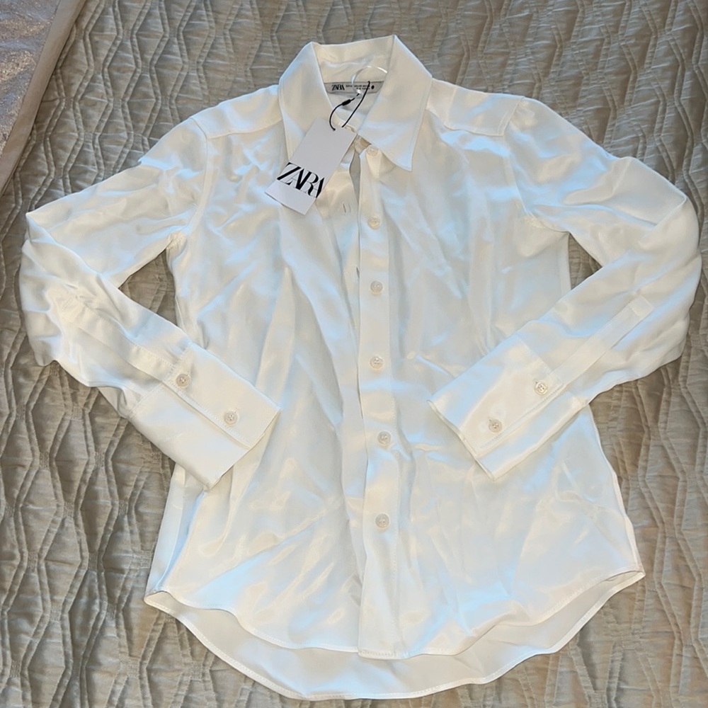 Zara silk blouse